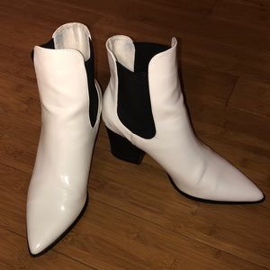 White booties